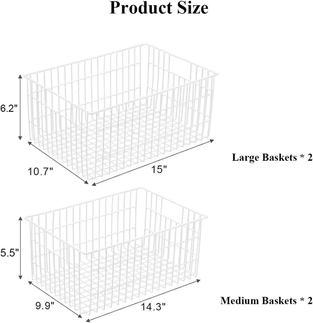 Orgneas Freezer Organizer Bins, Upright Freezer Basket Drawer Organizer Bins, Better Air