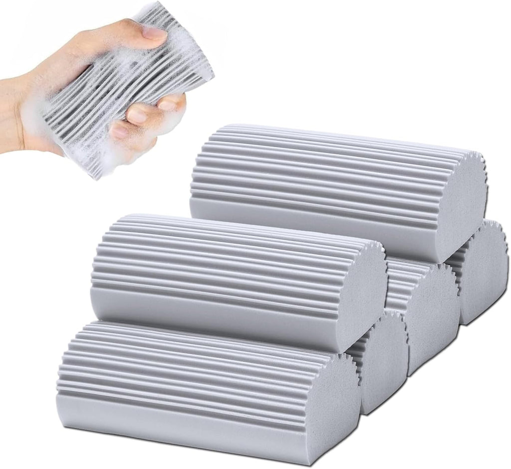 18-Pack Damp Clean Duster Sponge,Magic Sponge Eraser for Housekeeping,Reusable Cleaning Sponge for
