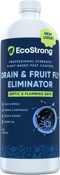 Fruit Fly Drain Treatment | Drain Fly Eliminator | Eliminates Gnats, Sewer Flies and More - Works