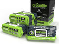 Crocodile Cloth Original Cleaning Wipes, 600 Count (6 Packs of 100) – Heavy-Duty 15” x 10”
