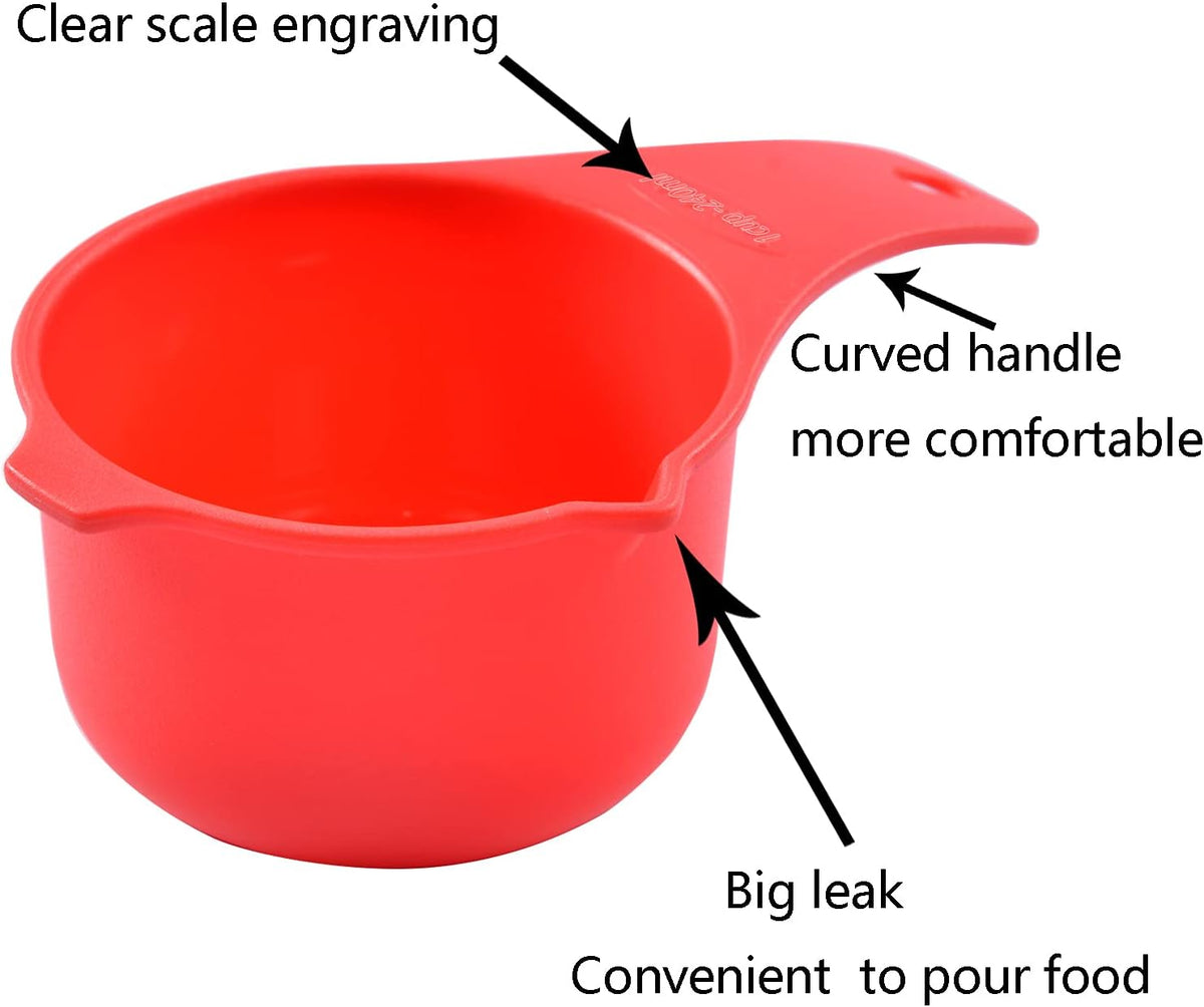 Measuring Cups Set of 7, Assorted Colors