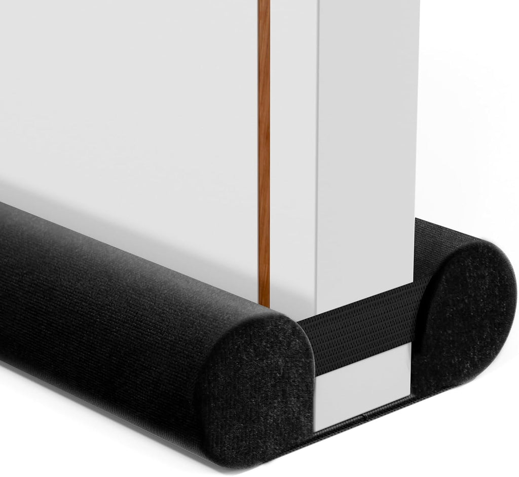 Door Draft Stopper for Bottom of Door, Under Door Gap Filler/Seal for Big Gap, No Folding Required