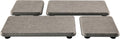 Set of 4 Water Absorbent Diatomite Coasters, Diatomaceous Earth Kitchen Soap Dish, Bathroom Trays