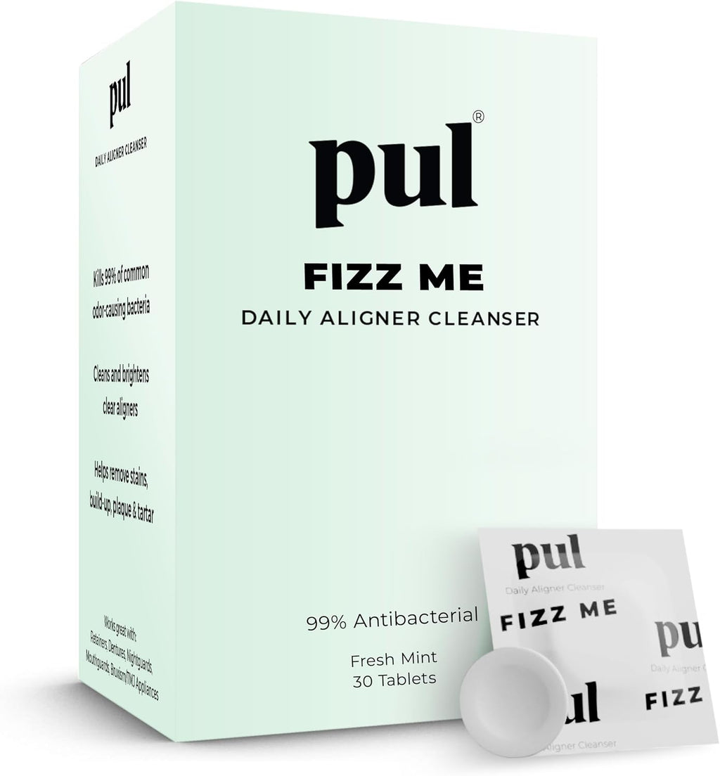PUL Aligner Cleaner Tablets (Pack of 30) – For Cleaning Invisalign, All Clear Aligners & Retainers