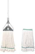OFO Loop-End String Mop with Extra Head Replacement - Heavy Duty Commercial Industrial Grade Mop