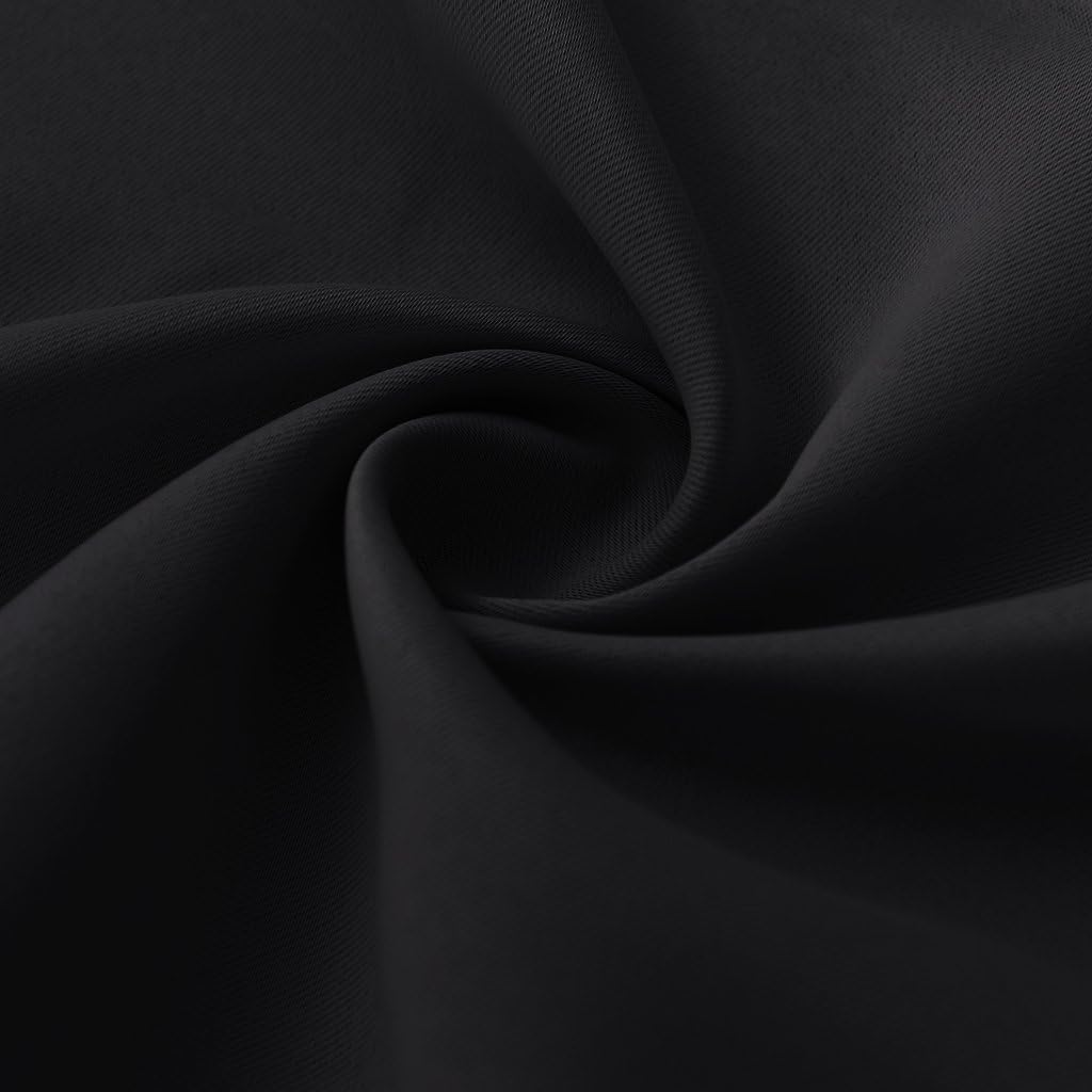 RYB HOME Blackout Curtains for Living Room, Large Window Shades for Bay Window Dining Parlor