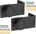 90 Degree 3-Digit Combination Cabinet Lock, Zinc Alloy Keyless Folding Hasp Lock Latch, Password