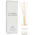 Sweet Water Decor Salt & Sea Reed Diffuser Set - Sea Salt Citrus & Musk Amber Scent Diffuser - Reed