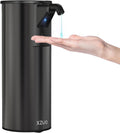 Automatic Soap Dispenser Touchless 11.8oz/350ml Four-Level Adjustable Dispenser Volume，Stainless
