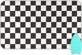 Checkered Black Ironing Mat Thickened Ironing Blanket Travel Portable Double-Side Using Ironing Pad
