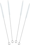 ClDYAUST Straw Cleaner Brush Extra Long 12 Inch, Straw Brush Extra Long with 304 Stainless Steel