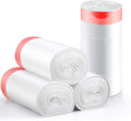 Small Trash Bags, KONE 192 Count 4 Gallon Drawstring Extra Thick Garbage Bags Wastebasket Bin