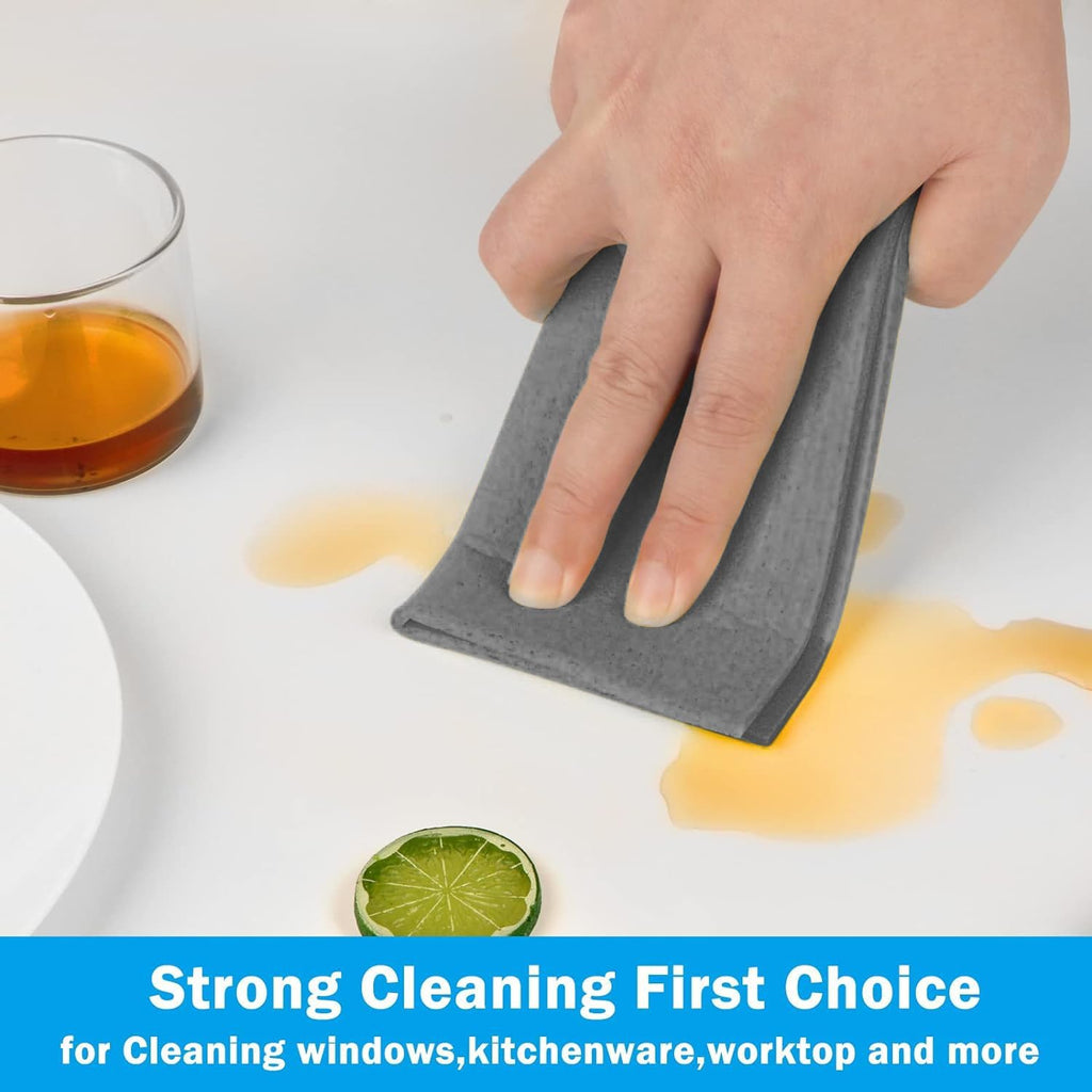 HOMEXCEL Swedish Dishcloths for Kitchen 10 Pack, Sponge Dish Cloth for Counters & Washing Dishes