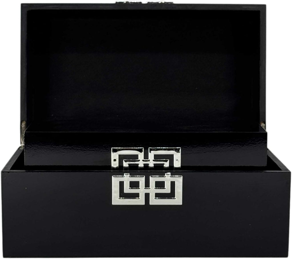 Galt International Storage Box Set Decorative Storage Box w/Hinged Lid Classic Design Wood Decor