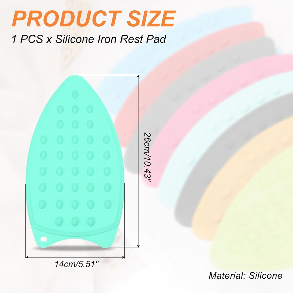 PATIKIL Silicone Iron Rest Pad, Multipurpose Hot Heat Resistant Iron Rest Plate Protective Pad for