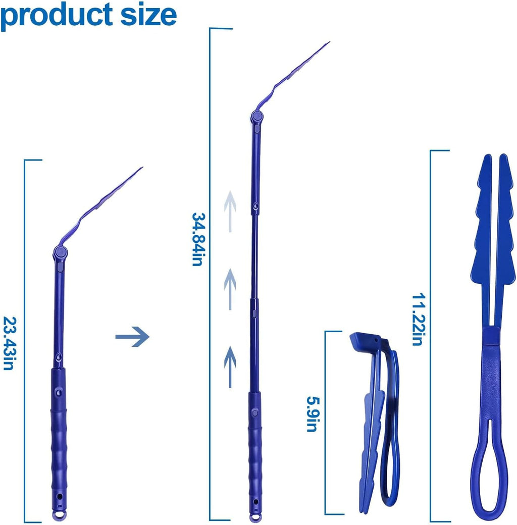 Replacement Handles Compatible with Swiffer Duster Refill, Swiffer Duster Extended Handle,Foldable