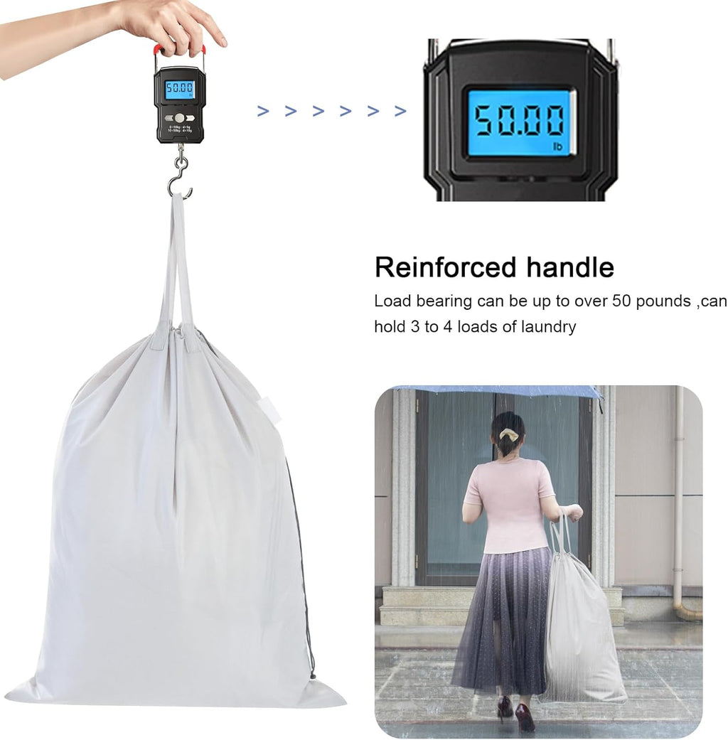 Polecasa Heavy Duty Large Laundry Bag with 130gsm Tear Resistant Fabric and Handles, Easy to Carry