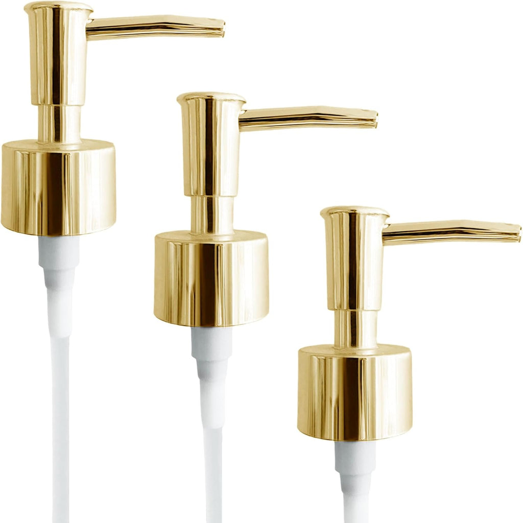 Soap Dispenser Pump Head Replacement 3 Pack, 28/400 Threads Standard Size, for Bathroom and Kitchen