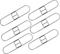 Matthew Cleaning Universal Commercial Clip-on Wire Industries Dust Mop Frame, 18 inch ( Pack of 6)