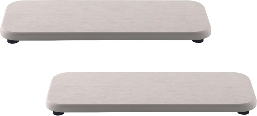 2 Pcs Water Absorbing Stone Trays, Kitchen/Bathroom Sink Soap Dish, Diatomite Tray Used for Hand
