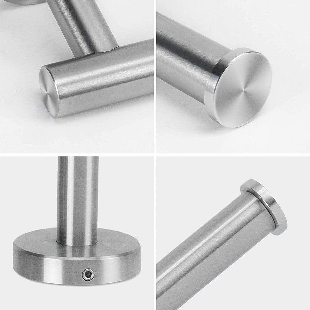 NearMoon Bathroom Toilet Paper Holder, Premium SUS304 Stainless Steel Rustproof Wall Mounted Toilet