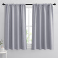 RYB HOME Blackout Curtains for Bedroom - Small Window Treatment Panels Full Privacy Thermal