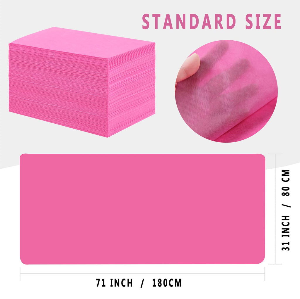 200 Pcs Disposable Bed Sheets 31" x 71" Massage Table Sheets Non Woven Fabric SPA Bed Cover