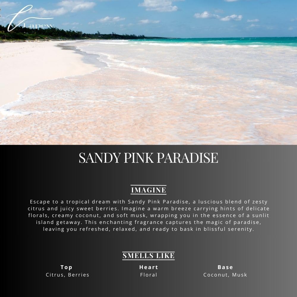 Sandy Pink Paradise Carpet Freshener Powder 16 oz | Powerful Odor Eliminator for Home | Upholstery