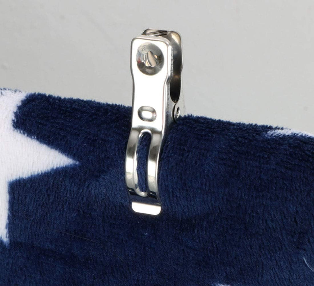 Clothes Pins 32 Pcs Metal Beach Chair Towel Clips,Heavy Duty Stainless Steel Clothespin, Row Cover