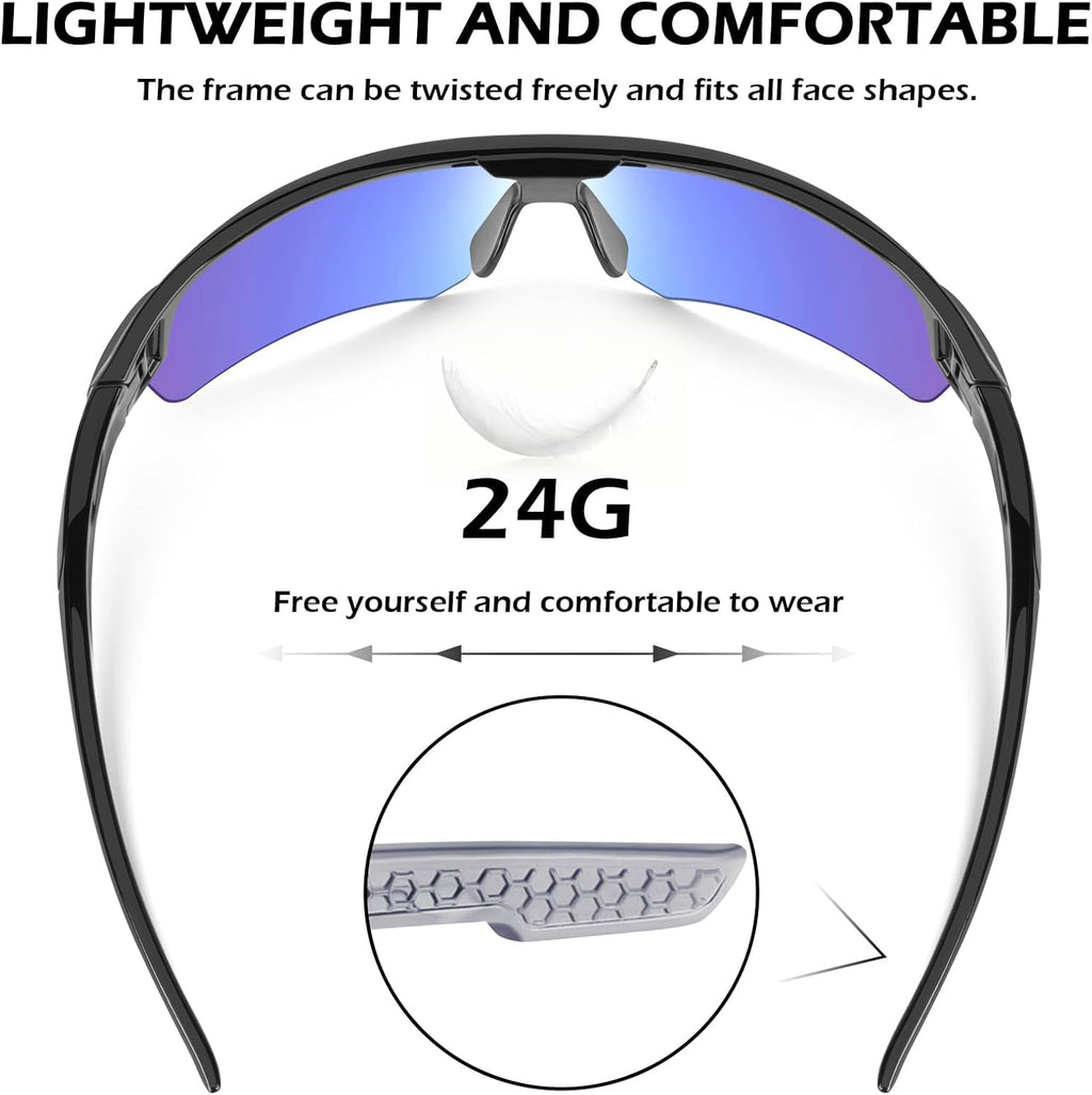 OXG 12 Pack Safety Glasses for Men Women, ANSI Z87.1 Safety Goggles Impact Resistant Protective