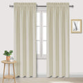 DWCN Blackout Curtains for Bedroom – Rod Pocket Thermal Insulated Noise Reducing Noise Reducing