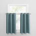 PONY DANCE Small Curtains Blackout, Privacy Energy Efficiency Mini Curtains for Kids Bedroom RV