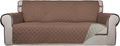 PureFit Reversible Quilted Sofa Cover, Water Resistant Slipcover Furniture Protector, Washable