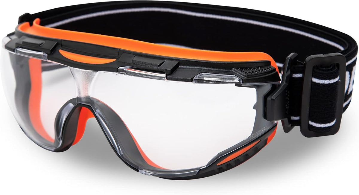 DEX FIT Protective Safety Goggles SG220; Anti Fog & Scratch, Z87 Eye Protection for Lab, Science