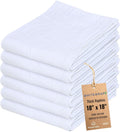 WHITEWRAP Flour Sack Towels 100% Cotton Dish Towel Reusable Baking Cloth for Bread Dough
