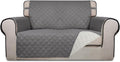 PureFit Reversible Quilted Sofa Cover, Water Resistant Slipcover Furniture Protector, Washable