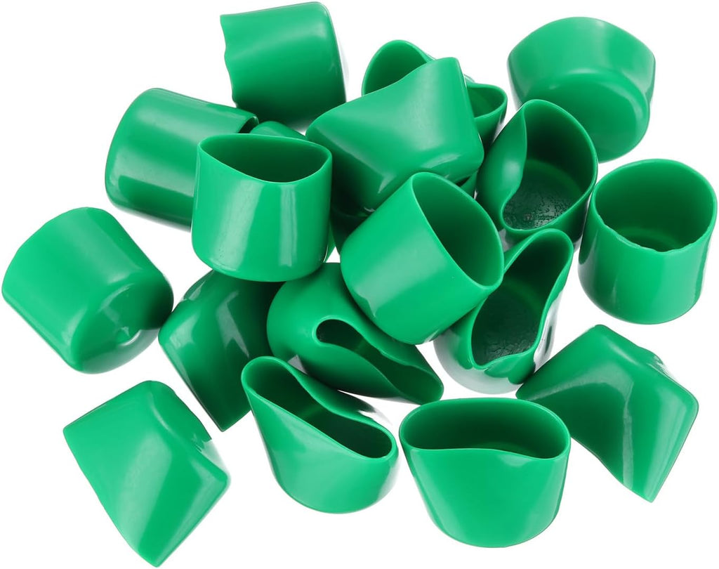 uxcell 20pcs Rubber End Caps 36mm(1 7/16") ID Vinyl PVC Round Tube Bolt Cap Cover Screw Thread