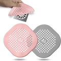 2 Pack Drain Hair Catcher Durable Silicone Drain Protector Hair Stopper with Suction Cup for Shower