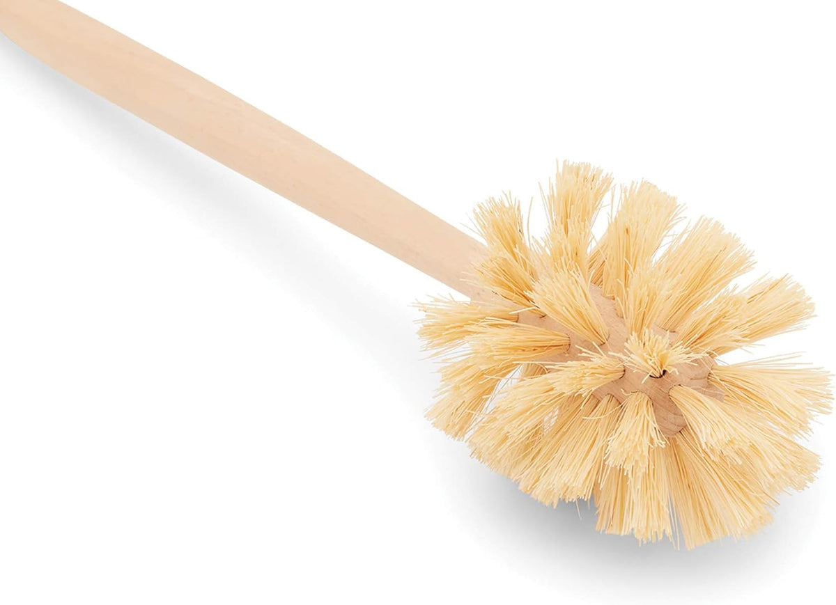 Fox Run Kitchen Brush, Natural Horsehair Fiber Bottle and Tumbler Brush, 12"