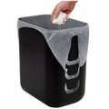 STORi Luup Bathroom Wastebasket, Secure Grocery Bags, Plastic Garbage Container for Vanity, Laundry
