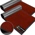 GORILLA GRIP Traffic Guard Door Mat, 2 Pack, Heavy Duty Waterproof Doormat, Commercial Office Space