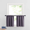 RYB HOME Small Curtains Blackout - Privacy Energy Efficiency Mini Curtains for Kids Bedroom RV