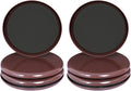 Ezprotekt 8 Pack Reusable Large Furniture Movers Sliders for Carpet, 5" Round Furniture Moving