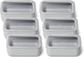 Caraway 6pc Glass Food Storage Set – 6.6 Cup Food Containers (6) - Ceramic Coated - Non Toxic, Non