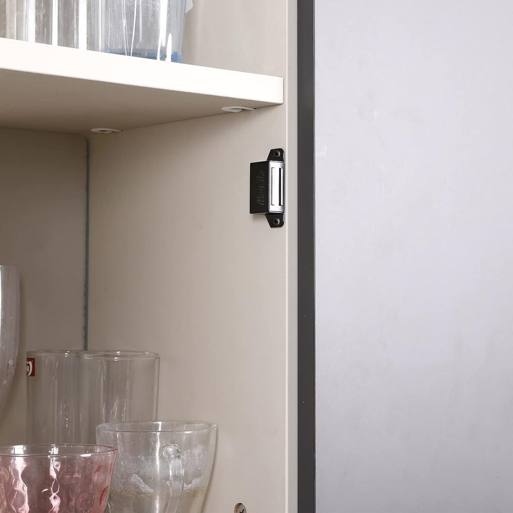 Mousike Cabinet Magnets Magnetic Door Catch Stainless Steel Door Magnet for Kitchen Bathroom