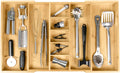 KitchenEdge Adjustable Kitchen Drawer Organizer for Utensils and Junk, Food-Safe Contract Grade