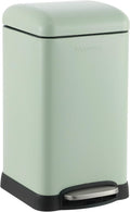 happimess HPM1012I Betty Retro Mini 3.2-Gallon Step-Open Trash Can, Fingerprint Resistant, Modern