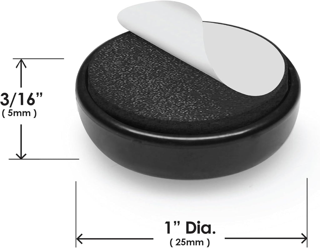 Slipstick GorillaGlides Kitchen Appliance Sliders (16 x 1” Round Glides) Self Adhesive Countertop