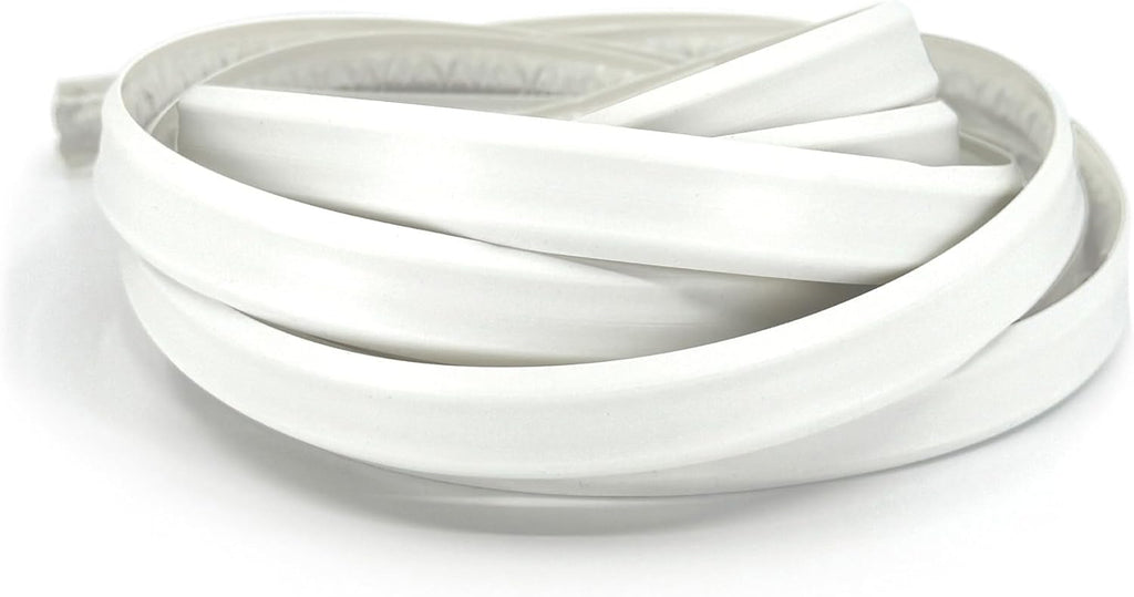 InstaTrim White New & Improved Caulk Trim, 1/2" by 10', Flexible, Water Resistant for Bathroom