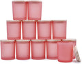 Thick Candle Jars for Making Candles 12 Pcs, 7 OZ Empty Jars with Wood Lids for Candle Making